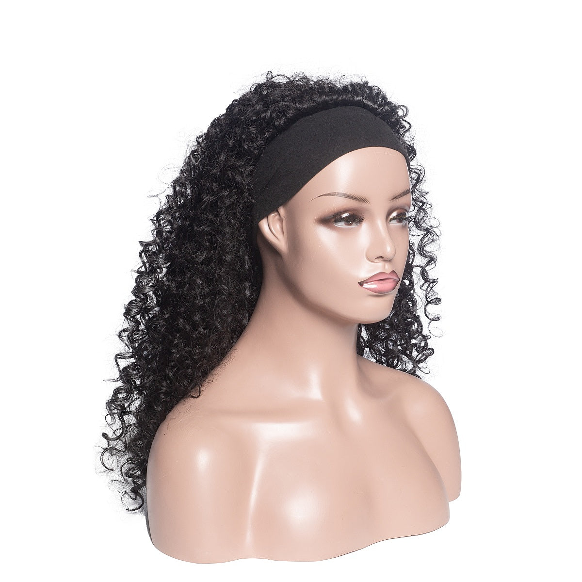 Headband Wig Deep Curly Headband Wigs for Black Women Water Wave Head