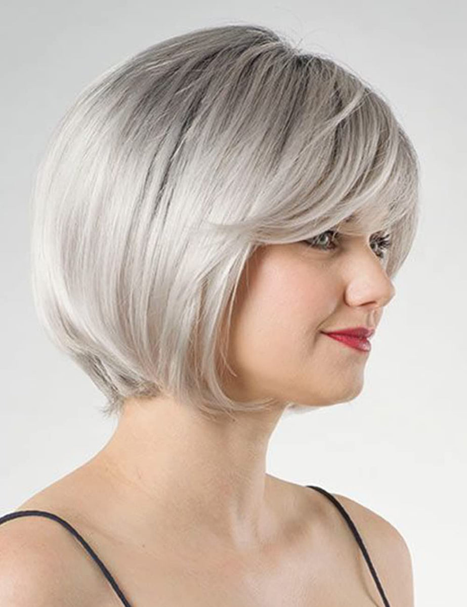 Ombre Grey Bob Short Wigs Wigyy