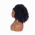 Black Kinky Curly Headband Wig