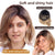 Short Ombre Blonde Bob Wigs for Women Mid-length Blonde Layered Synthetic Wig