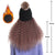 Wig Hat Long Curly Wavy Fluffy Wig for Women