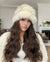 Winter Plush Thermal Wig Hat Wig
