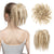 Tousled Updo Messy Bun Hair Piece Hair Extension Ponytail With Elastic Rubber Band