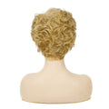 Blonde with Bangs Short Curly Womens Wigs