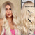 Long Body Wavy Blonde Wigs for Women 26 Inch 150 Density Heat Resistant Synthetic Wig