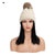 Beanie Hat with Hair Extensions Attached Straight Short Bob  Wig
