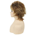 Short Mixed Blonde Layered Wigs for White Women