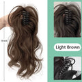 Half up High Ponytail Curly Hair Scrunchie Clip Ponytail Wig