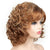 Short Curly Wigs for Women Ombre Blonde Bob Wavy Wig