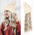 Wigyy  Ins Hot Hat Hair Extension Long Wavy Curly White Hat Wig