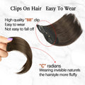 4 PCS  Invisible Hairpadswig piece Seamless Clip In Hair Piece Hair Extension Hair Topper for Thinning Hair Women