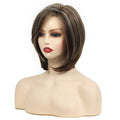 Short Brown Bob Wigs with Highlight Natural Looking  Wigs