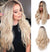 26 Inches Long Blonde Wigs for Women Natural Synthetic Wig