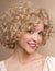 Short Blonde Curly with Bangs Full Bouncy Curly Wigs
