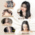 100% Human Hair Toppers for Women Adding Hair Volume Topper with Bangs 12 inches Invisible