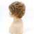 Short Blonde Curly Wigs for White Women Ombre Blonde Pixie Cut Wig
