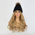 Knit Beanie Winter Hat with Removable Hair Hat Wig