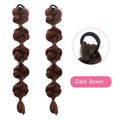 2PC Synthetic High Temperature Silk Natural Bubble Braid Wig Ponytail