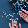 Wigyy Wedding Bridal Crystal Headband for Woman Rhinestone Hair Comb Wedding Headdress