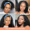Hot Wavy Headbands For Wigs Natural Black Color, 16 Inch. Wavy Headbands For Wigs Natural Black Color, 16 Inch.