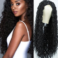 Kinky Curly Wigs Wind Red Cosplay Mini Lace Front Wigs