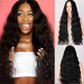 2021 Hot Black Long Curl Mini Lace Front Wigs