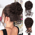 Messy Bun Hair Piece With Elastic Rubber Band Hairpiece