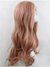 Lala mixed peach pink synthetic lace front wig