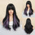 Bangs Long Curly Hair Seaweed Green Natural Fluffy Wig Suitable For Party Use