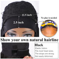 Hot  Water Wave Synthetic Hair Wigs With Headband Glueless Scarf Headband Wig Synthetic Fiber Hair