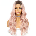 Lace Wig Long Silky Wavy Curly Hair Before Lace Wig Suitable