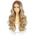 Women's Medium Parted Long Hair With Big Wavy Curls Before Lace