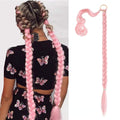 32inches Ponytail Hair Extensions DIY Braided Ponytail With Rubber Band Hair Ring For Women Hairpiece Braided Braids