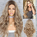 Women's Medium Parted Medium Length Hair With Big Wavy Curls For Everyday Use