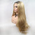 2021 Gold Blonde Straight Mini Lace Front Wigs