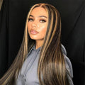 Mixed Color Straight Hot Mini Lace Front Wig