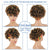 Wrap Wigs for Black Women Short Wigs High Puff Full  with Scarf Turban Drawstring Wig