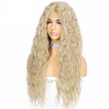 Long Curly Hair Small Volume Wave Forehead Lace Wig Suitable For Party Use