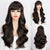 Ins Hot Women's long curly hair long hair big waves with bangs suitable for parties