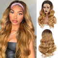 Headband Wigs Long Body Wave Wig for Women Natural Wave