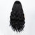Long Black Irregular Natural Wigs