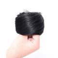 Elegant 100% Human Hair Scrunchies  For Short Hair  Extensions Fake bun
