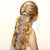 Long Tassel Crystal Hair Barrettes Wedding Banquet Jewelry