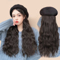 Long Curly Hair Fashion Hat Wig