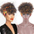 Short Afro Kinky Curly Wigs with Headband