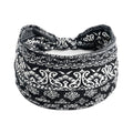 Wigyy Women's Multi-Pattern Color Yoga Sports Sweat Absorption Elastic Hair Band