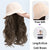 Summer Hat Wigs With Curly Hair