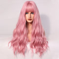 Ins Hot Women's Long Hair Water Ripple Bangs Long Curly Hair For Daily Use