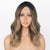 Ins Hot  Ombre Blonde Wig Short Wavy Small Lace Wigs