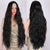Wig Synthetic Wig For Black Long Wave Natural Black Wig